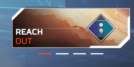 Red Button Saying Reach Out GIF
