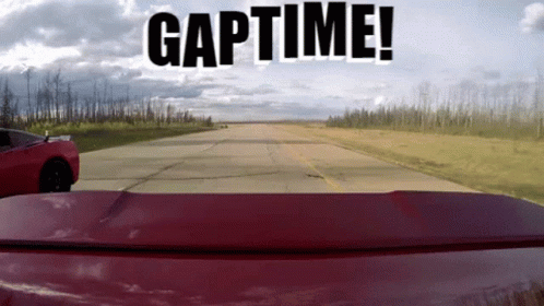 Red Car Driving With Gaptime