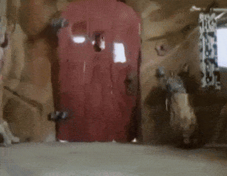 Red Car With Back Window GIF