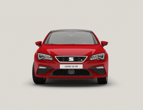 Red Car With Black Roof