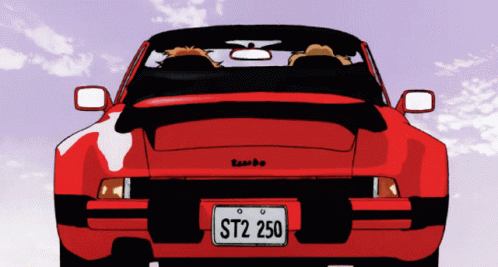 Red Car With Tag ST2 250