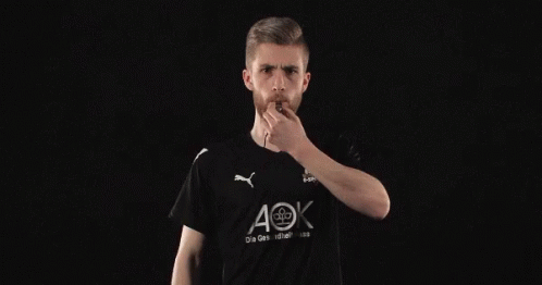 Red Card After Whistle GIF