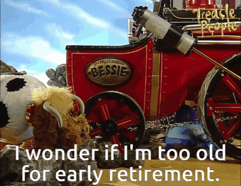 Red Carriage Saying Bessie