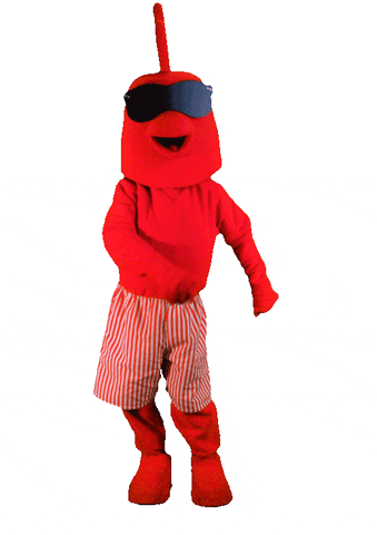 Red Chicken Cosplay Floss Dance GIF