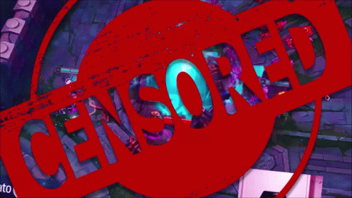 Red Circle Censored GIF