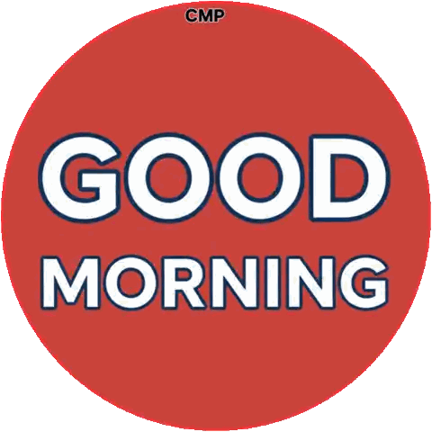 Red Circle Good Morning