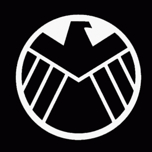 Red Circle With Skull and Shield