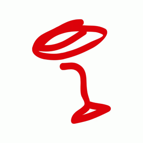 Red Circle With Swirl GIF
