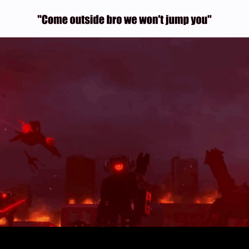 Red Cross Come Outside Bro We Won't Jump You GIF