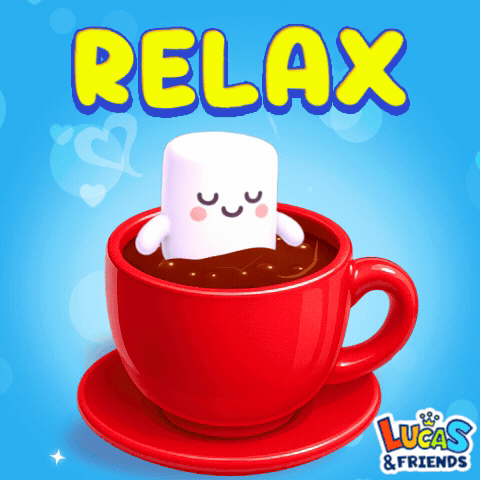 Red Cup Marshmallow Relax Lucas & Friends