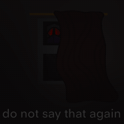 Red Curtain Do Not Say That Again