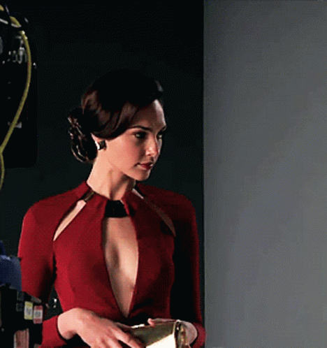 Red Dawn Dress Gal Gadot GIF