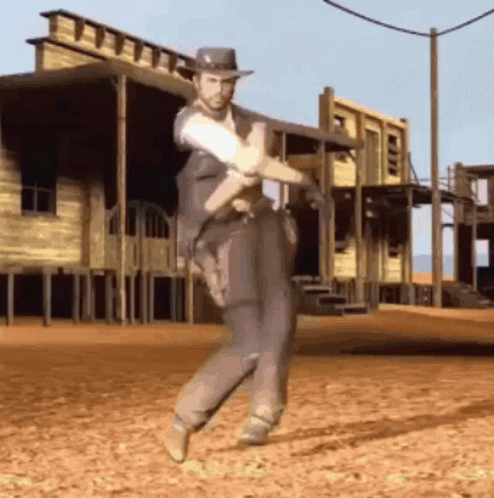 Red Dead Redemption 2 Arthur Morgan Dancing Meme GIF