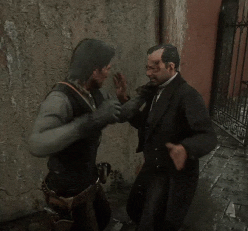 Red Dead Redemption 2 Hand To Hand Combat GIF