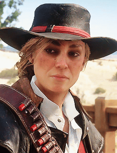Red Dead Redemption 2 Sadie Adler Nodding GIF