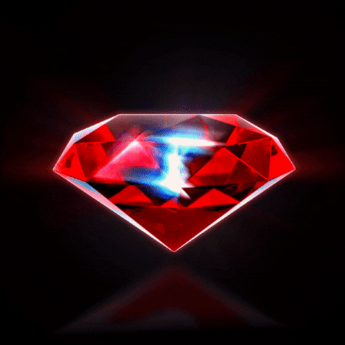 Red Diamond Ruby Gemstone Spinning Paris Fashion GIF