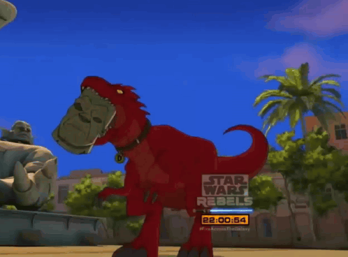 Red Dinosaur Star Wars Rebels