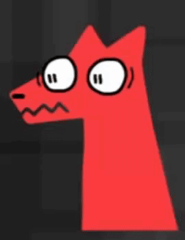 Red Dog With Glasses GIF