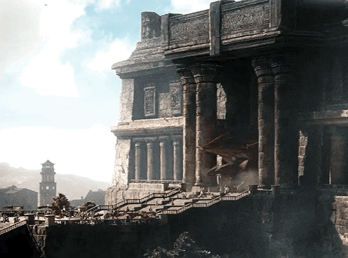 Red Dragon Queen Meleys Flying High GIF