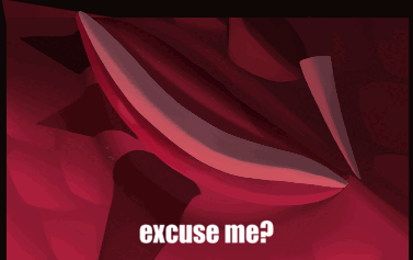 Red Eye Saying Excuse Me