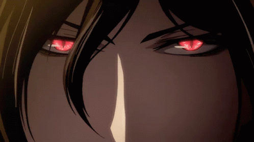 Red Eyes Demon Anime GIF