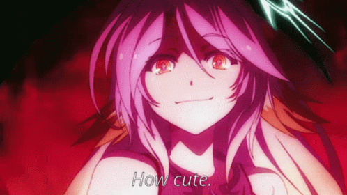 Red Eyes No Game No Life Jibril Anime GIF