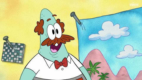 Red Eyes Patrick Star Spongebob Squarepants GIF