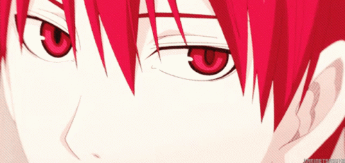 Red Eyes Seijuro Akashi Kurokos Basketball Anime GIF