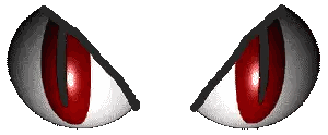 Red Eyes with Black Stripe