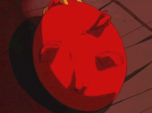 Red Face Screaming Wide Open Mouth
