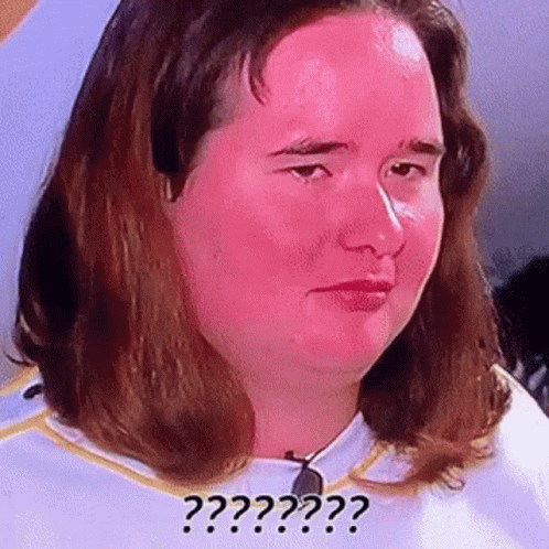 Red-Faced Woman Making Funny Face ??