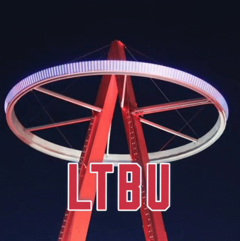 Red Ferris Wheel With Word Ltbu
