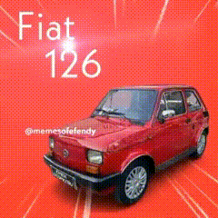 Red Fiat 126