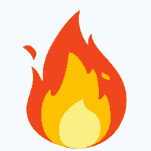 Red Fire Emoji GIF