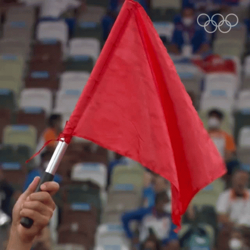 Olympics Red Flag GIF