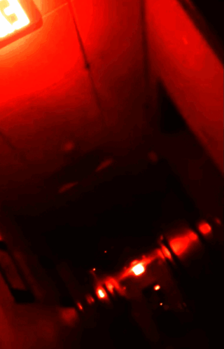Red Flashing Tunnel Backrooms GIF