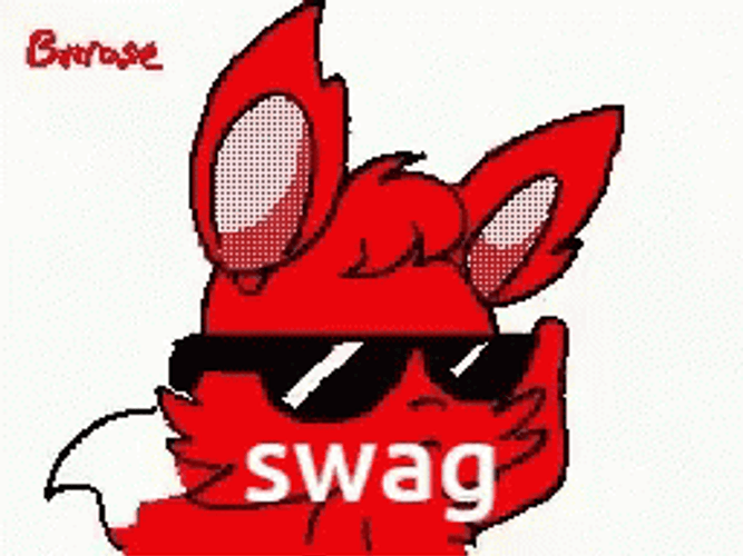 Red Foxy Taking Off Sunglasses Swag GIF