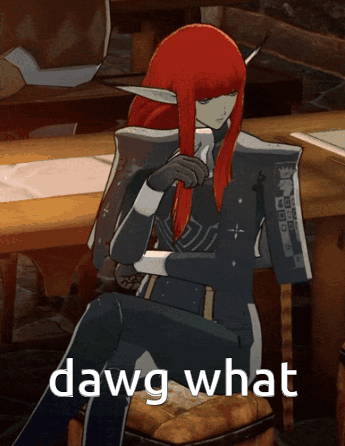 Red Hair Cartoon Character Dawg What