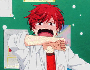 Red Hair Cartoon Character With R on Shirt
