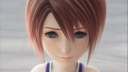 Red Hair Green Eyes Cartoon Kneeling GIF