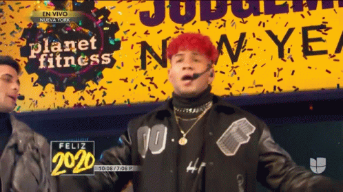 Red Hair Man Dancing At Planet Fitness Sign GIF