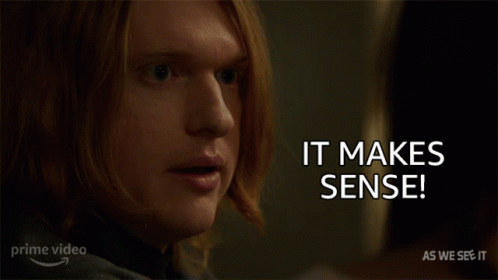 Red Hair Man Saying It Makes Sense Prime Video Ad