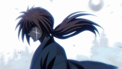 Red Haired Anime Character in Grassy Field