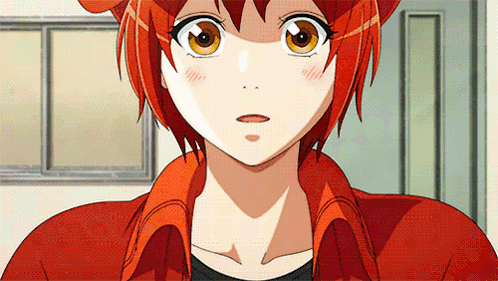 Red Haired Anime Character GIF