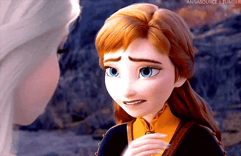 Red-Haired Cartoon Character Looking at Another