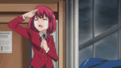 Red-Haired Girl Eyes Closed