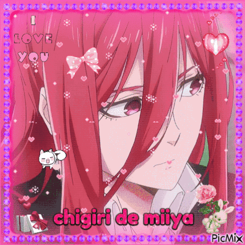 Red-Haired Girl I Love You Chigiri De Miiya