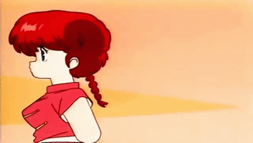 Red-Haired Girl in Red Shirt