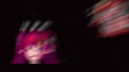 Red Haired Girl Peeking Behind I And CK GIF