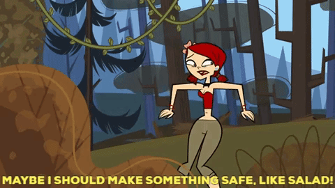 Red Haired Girl Says Maybe I Should Make Something Safe Like Salad